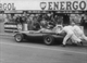 27. F2-4. Tony Brooks No18 (GB) Vanwall, push started onto circuit, British GP, Aintree 1957.