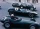 59. F3-34. Jo Bonnier No7 BRM, Jack Brabham No8 Cooper, Stirling Moss No11, Dutch GP 1959.