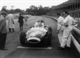 11. F2-28. Stirling Moss (GBR) Vanwall No 18, the British Grand Prix, Aintree 1957.